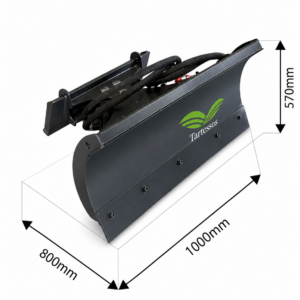 Hoja Niveladora Hidráulica 1000 mm – Implemento para Minicargadora | Maquinaria Tartessos