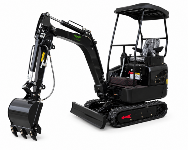 Miniexcavadora Tartessos T18 1800 kg Motor Kubota D902 | Enganche Rápido Hidráulico