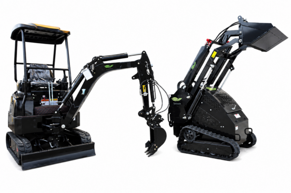 Miniexcavadora Tartessos T18 1800 kg Motor Kubota D902 | Enganche Rápido Hidráulico