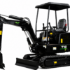 Miniexcavadora Tartessos T18 1800 kg Motor Kubota D902 | Enganche Rápido Hidráulico