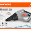 Hidrolimpiadora Inalámbrica Daewoo DALPW18-1 20V – Kit Completo con Batería, Cargador y Accesorios
