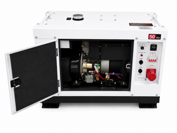 Generador Diésel Insonorizado 10 kW Trifásico – 400V | Arranque Eléctrico