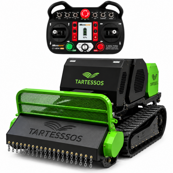 Robot Desbrozador Profesional Tartessos TW120 – Motor KOOP 292F Bicilíndrico 22 HP