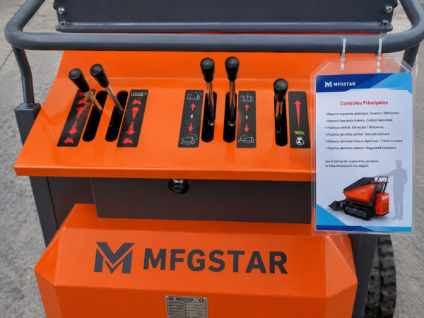 Minidumper de Orugas Autocargable C08 – 19,5 CV / 500 cc